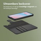 imoshion Hoesje - Geschikt voor Samsung Galaxy S24 FE - Uitneembare 2-in-1 Luxe Bookcase - Zwart