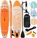 Physionics SUP Board - Stand Up Paddle - Complete Set - 305 cm - Oranje