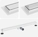 Doucheafvoer 2-in-1 Argent 90 cm Acier inoxydable 304