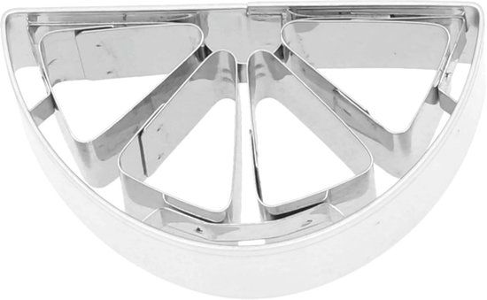 RBV Birkmann, koekjesvorm in de vorm van een citroen, roestvrij staal, 2,5×5,5×2,8 cm, 189478