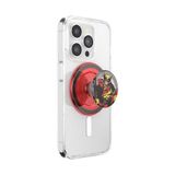 PopSockets Ronde telefoongreep compatibel met MagSafe, inclusief adapterring, telefoonhouder, compatibel met draadloos opladen, Deadpool x Wolverine - Deadpool & Wolverine