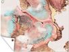 GreatGardenPosters Tuinposter - Pastel Abstract - 120x90 cm - Buitenposter