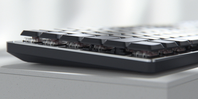 Logitech MX Mechanical Mini for Mac - Bluetooth - QWERTY US International - Graphite/Grey