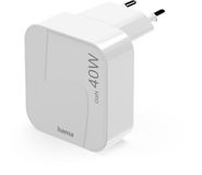 Hama 40W GaN Snellader - USB-C PD - mini - Wit