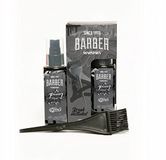 BARBER MARMARA Tijdelijke haarkleur, zwart, 125 ml, snor baard en haarkleur, elimineert grijs voor een dikker en voller uiterlijk, vrij van ammoniak en peroxide, kant-en-klare mix