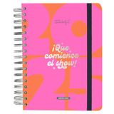 Mr. Wonderful Wonder Kalender 2025, dagplanner – begin van de show – bevat 8 vellen stickers en blok met zelfklevende notities in vormen