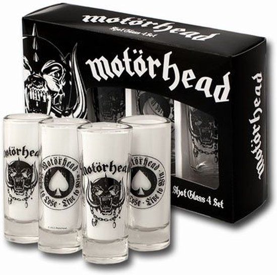 KKL Motörhead 4Pack Shot glas