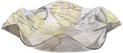 Alpac 385643 dienblad, bloemenmotief, acryl, 34 x 10 cm
