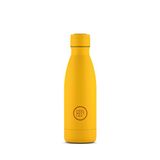 Cool Bottles - Roestvrijstalen fles - 350 ml - Vivid Yellow - 23,5 x 7 cm - Thermosfles - Koude dranken 36 uur warme dranken 18 uur - Triple-Cool Technology - BPA-vrij