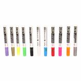 Rayher hobby materialen Rayher hobby raamstiften - op waterbasis - punt 2-6 mm - voor gladde oppervlaktes Groen