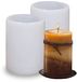 Goodivery - Moule à bougie en silicone - 2 pièces pour bougies et décorations faites à la main