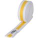 Kwon Ceinture blanc/jaune/blanc Budo enfant