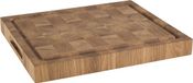 APS-Germany Luxe Houten XL Snijplank met Antislip - Hakblok - 38x32x4.8 cm - Bruin