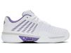 K-Swiss Tennis Express Light 3 Clay Chaussures de tennis pour femme Blanc/violet Haze/Lunar Rock, 34 EU