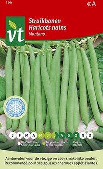 vt zaden - arborix Boon Struikboon Montano - 100 g - Groentezaad
