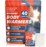 Bramble – 40 Zelfklevende Body Warmers – Voor Rug, Benen, Armen & Schouders – Natuurlijk – Tot 10 Uur Warmte – Voor Outdoor, Hiking, Golf & Fietsen