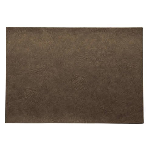 ASA Selection ASA Placemat 6 stuks - vegan leather / imitatieleer - 33x46cm - nougat