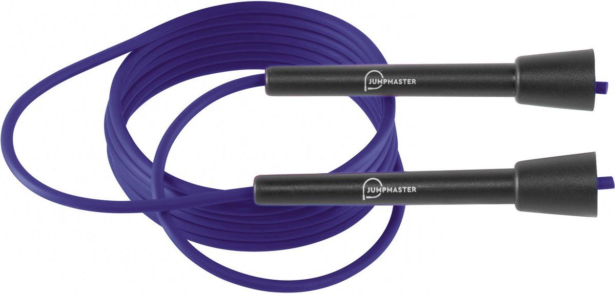 JumpMaster Speed Rope Floyd - springtouw (black & purple) 305cm - jump rope