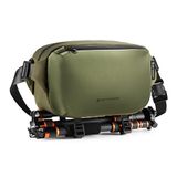 K&F CONCEPT 2-in-1 Schouder Tas Dagelijks & Multifunctionele Fotografie Crossbody Camera DSLR Rugzak Draagbare Tas Groen