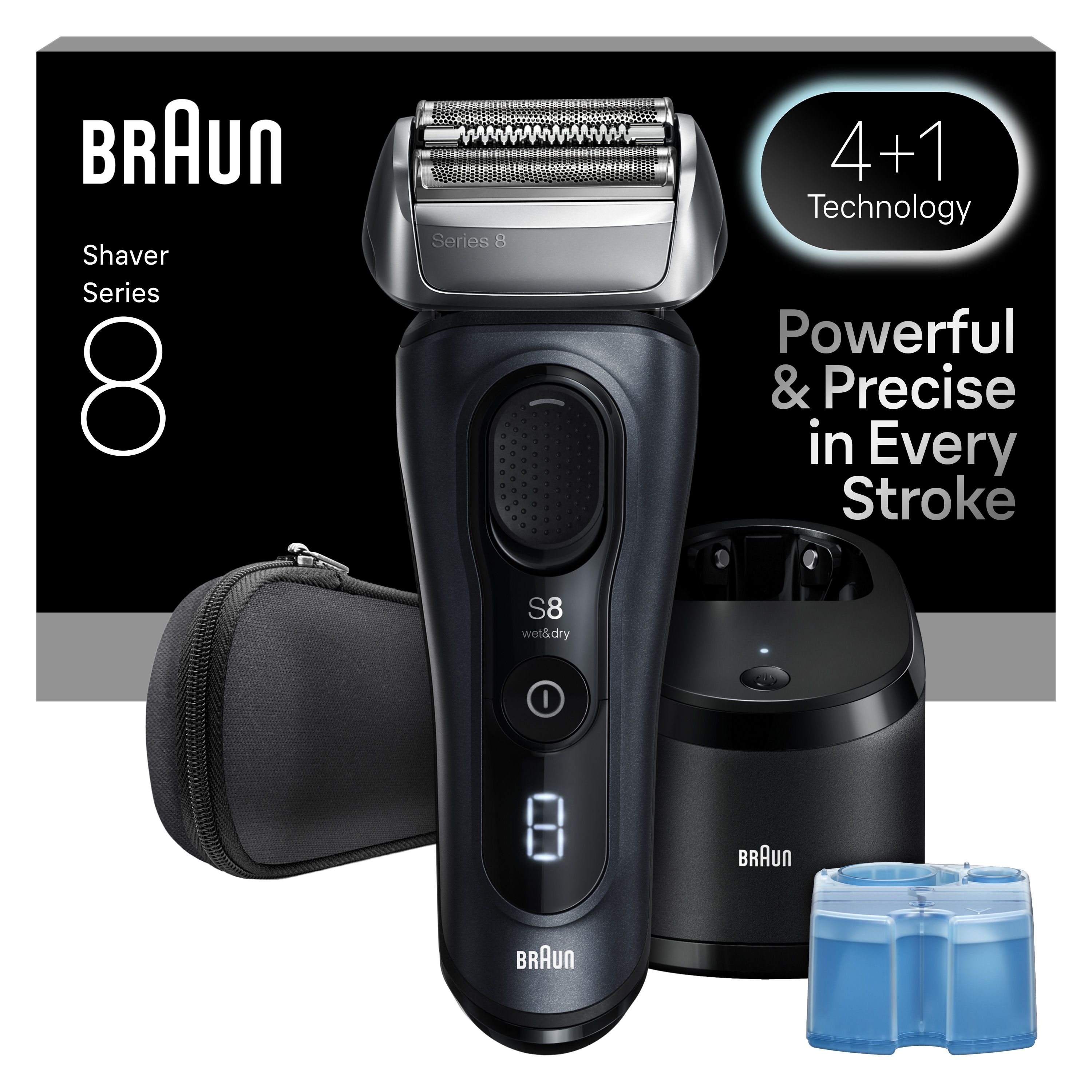 Braun Series 8 8663cc Elektrisch Scheerapparaat - Grijs