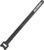 VOLTCRAFT Klett Kabelbinder 420mm Klittenband kabelbinder 420 mm x 12 mm Donkergrijs