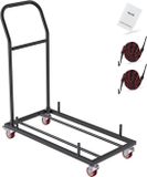 Vevor Robuuste Klapstoeltrolley, Zwart, 100 x 51 x 109 cm