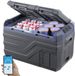 Latios Glacière portable à compresseur - Zone de refroidissement et de congélation double - Réglable de -20°C à 20°C - 12/24V DC et 100-240V AC - Auto/Camping