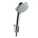 hansgrohe Croma 100 douchekop, incl. douchekophouder, 4 straalsoorten, chroom