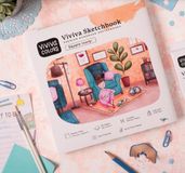 Viviva Colors Sketchbook 20 x 20 cm 240 gram 32 vel Hot Pressed Schilderpapier