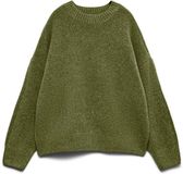 VERO MODA oversized Strickpullover mit Wolle - Grün