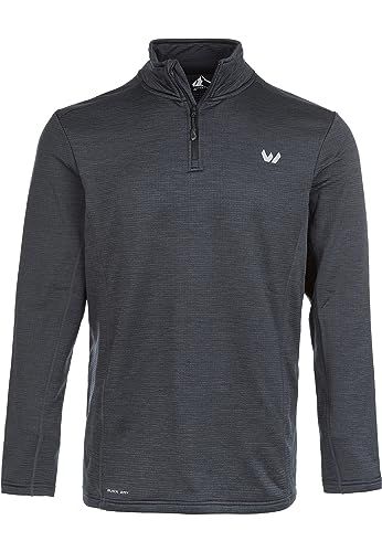 Whistler Midlayer Kalle M Waffle Midlayer Heren Zwart Polyester/Elastaan XL