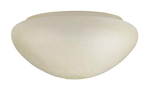 Westinghouse Lighting 8704740 lampenkap - 19,1 cm - Scavo-rookglas - paddenstoelvorm - amberkleurig