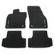 Volkswagen 2GC061270WGK textielvloermatten premium velours vloermatten 4 x stoffen matten, voor VW T-ROC Cabrio, grijs