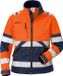 Fristads Hi Vis Softshelljack Dames Klasse 2 4183 Wyh - Hi-Vis oranje/marineblauw - L