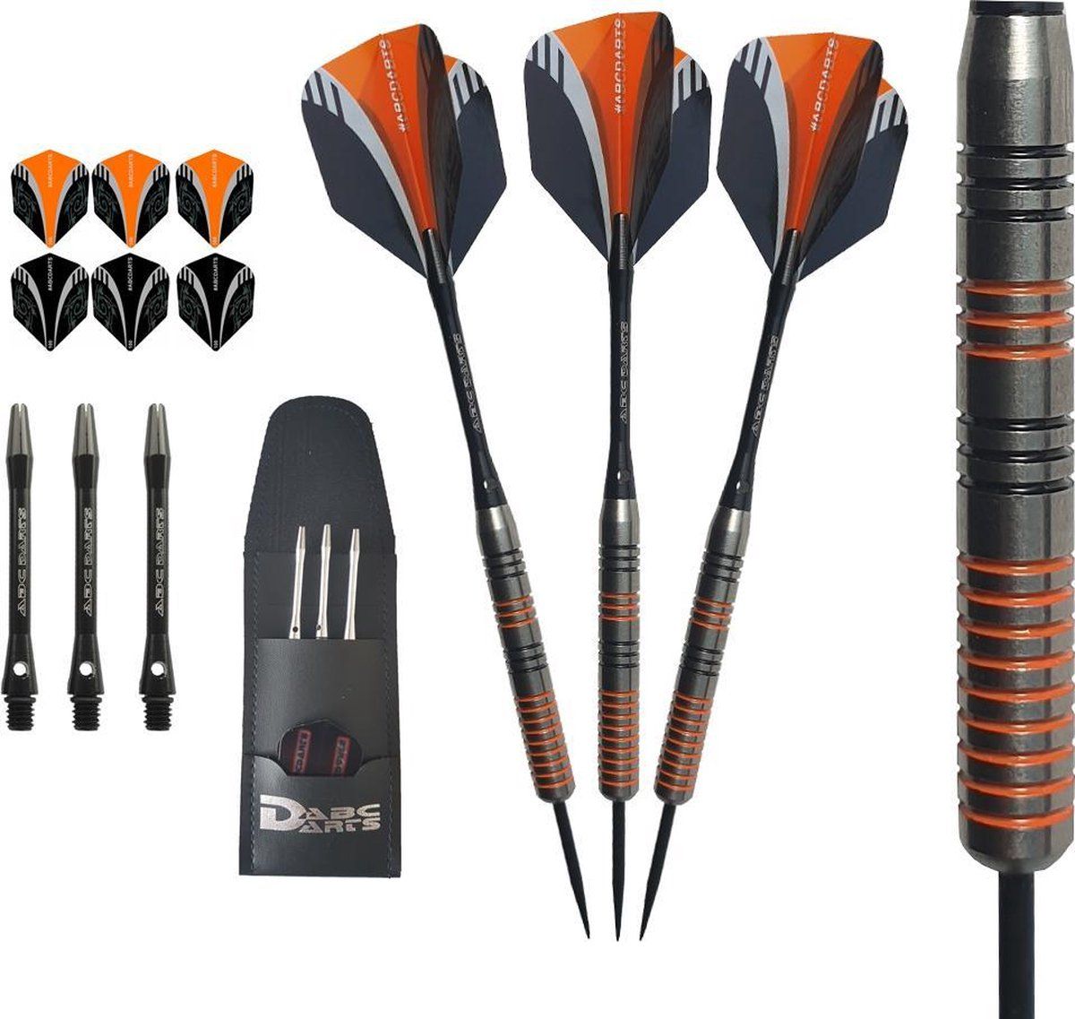 ABC Darts HQ 90% Tungsten Dartpijlen - Orange Viper - 29 Gram