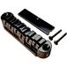 Babicz Full Contact Hardware Babicz ORIGINAL SERIES FCH TUNE-O-MATIC STYLE BRIDGE FLAT Guitare électrique (FCHOTOMFBK)