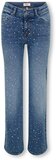 ONLY - KOGJUICY wide leg jeans - Blauw - Maat 152