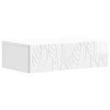 vidaXL Wandgemonteerde Zijtafel 87,5 x 34,5 x 17 cm Bewerkt hout