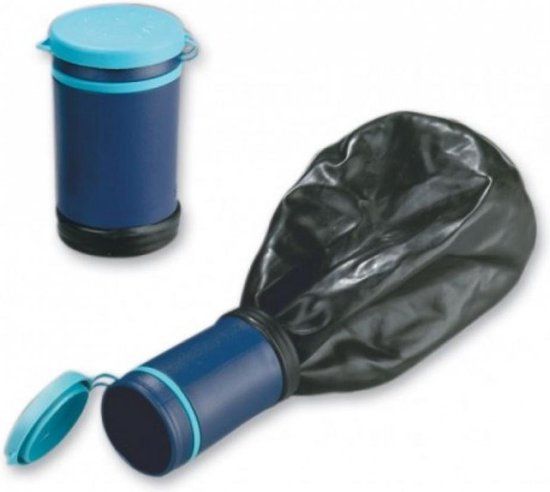 Uribag - Man - Herbruikbaar urinaal - 1100 ml - Blauw