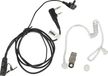 vhbw Headset kompatibel mit Kenwood TK-373G, TK-430, TK-388G, TK-373, TK-378G, TK-372G, TK-431 Funkgerät - noir, tuyau acoustique