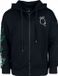 The Wizard Of Oz by Killstar KILLSTAR The Witch is Dead Hoodie Heren Vest met capuchon - Zwart - S