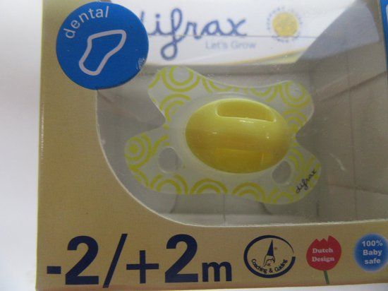 Difrax Fopspeen Mini - Dental - Newborn - Roze - 2 stuks