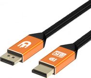 Drivv. Displayport Kabel - 8K 60Hz - 4K 144Hz - 32.4Gbps - Displayport 1.4 - DP Kabel - 5 meter - Oranje