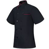 MISEMIYA Kx-703 Veste de Cuisine pour Femme Uniforme de chef - Veste Femme