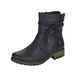 Rieker Z68M1 enkellaarsjes voor dames, zwart, 39 EU