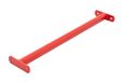 TRIBECCO® Barre de traction Barre de gymnastique Barre de gymnastique Barre en métal (115 cm, Rouge)