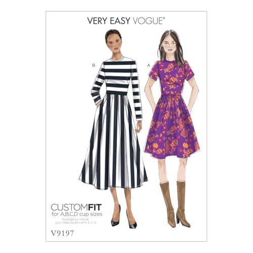 Vogue 9197 Miss Dress - Sizes 6-14 - Assorted Colors