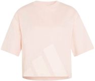 Adidas Essentials Big Logo Boyfriend Graphic T-shirt Met Korte Mouwen Roze L Vrouw