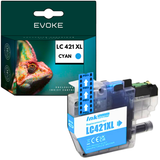 Evoke Compatible Ink for Brother LC-421XLC Cyan 10ml