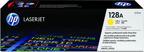 HP 128A Original Yellow Toner Cartridge